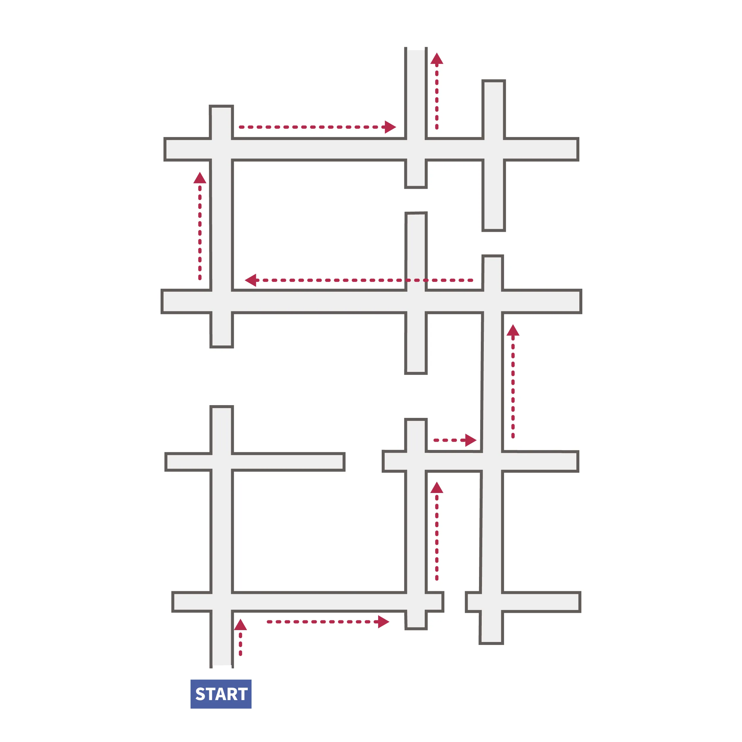 アリスドーム 鉄骨通路のマップ