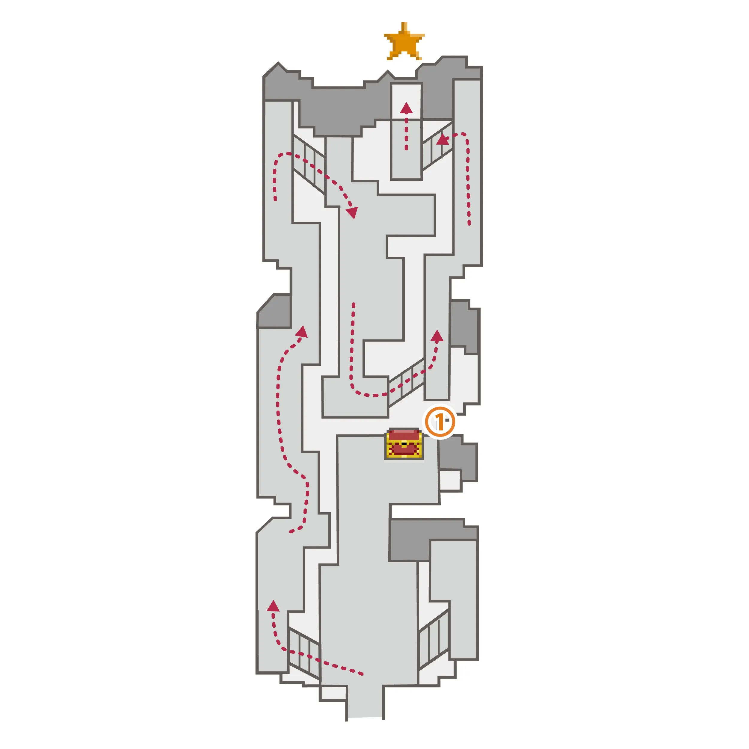 アリスドーム 通路のマップ